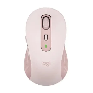 Enhance your computing experience with the Logitech M750 Signature Plus Wireless Mouse in Pink.