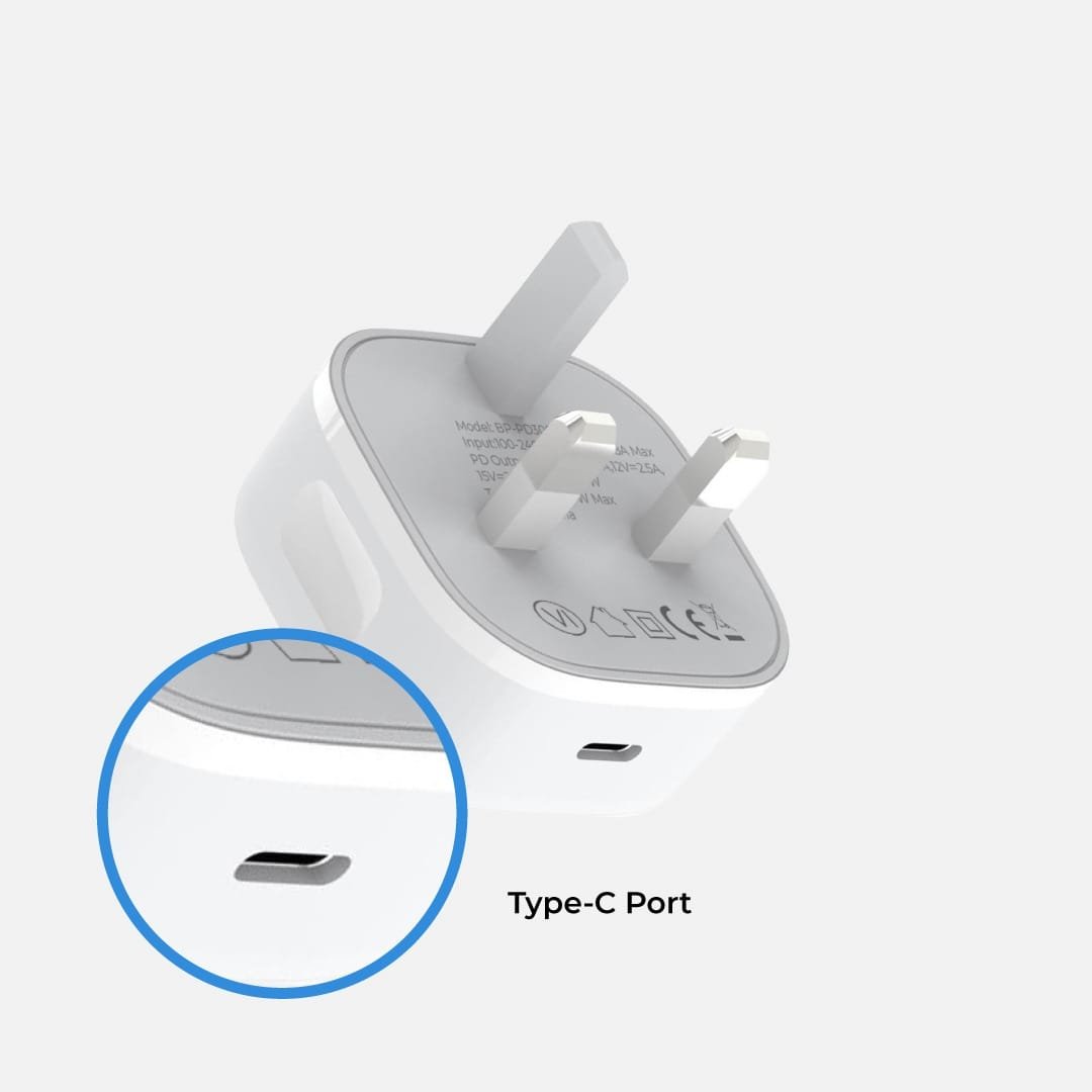 BluPebble Single Port PD GaN Fast Charging Charger 30W - Image 2