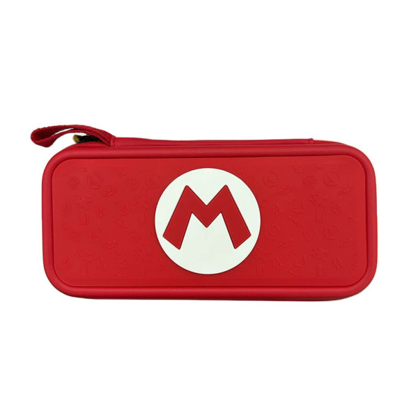 Bring vibrant Nintendo nostalgia wherever you go with the Super Mario Red Case for Nintendo Switch.