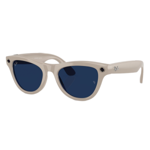 RAYBAN META SKYLER SHINY CHALKY GRAY TRANSITION SAPPHIRE RW4010