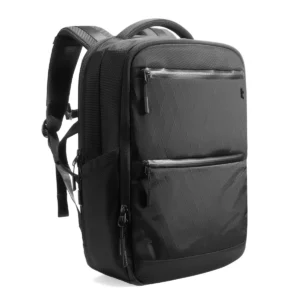 The TOMTOC Versatile T23 Laptop Tote Bag in Black is where sophisticated style meets everyday practicality.