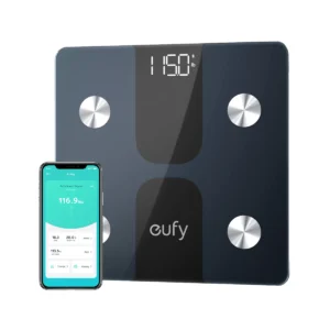 Achieve your fitness goals with precision and confidence using the ANKER EUFY Smart Scale C1 in sleek black.