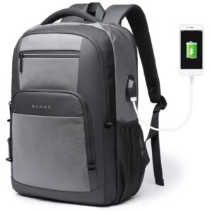 BANGE Backpack Sleek Durable Travel Work Bag