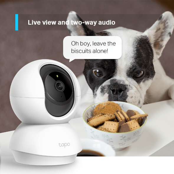 TP-Link Pan/Tilt Home Security WiFi Camera - Tapo TC70 - Image 4