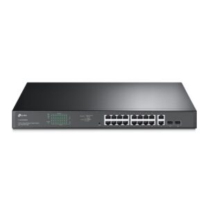 Upgrade your small-to-medium business network effortlessly with the TP‑LINK JetStream TL‑SG1218MPE.