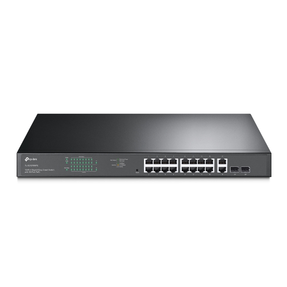 Upgrade your small-to-medium business network effortlessly with the TP‑LINK JetStream TL‑SG1218MPE.
