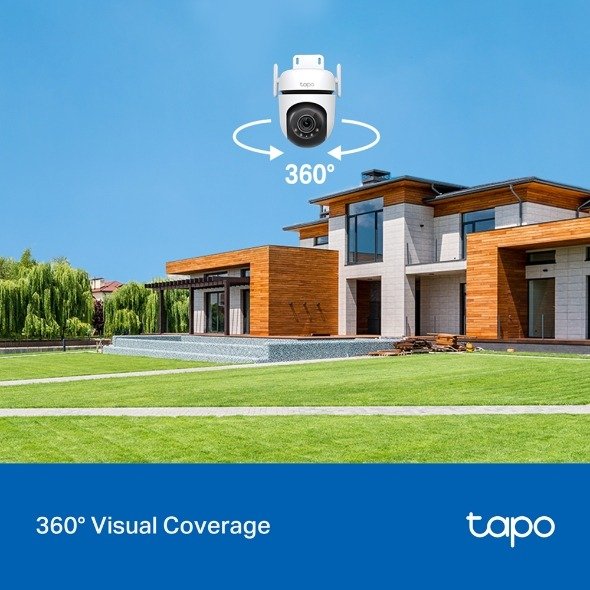 TP-Link Outdoor Pan Tilt Home Security WiFi Camera - Tapo C520WS - Image 9