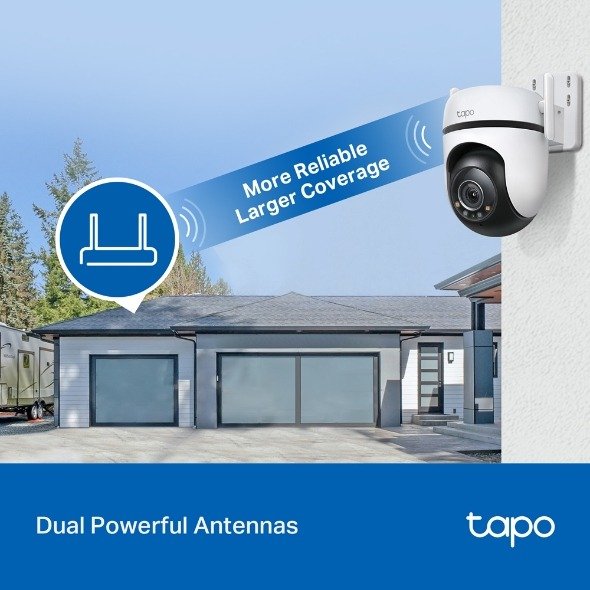 TP-Link Outdoor Pan Tilt Home Security WiFi Camera - Tapo C520WS - Image 6