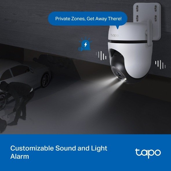 TP-Link Outdoor Pan Tilt Home Security WiFi Camera - Tapo C520WS - Image 7