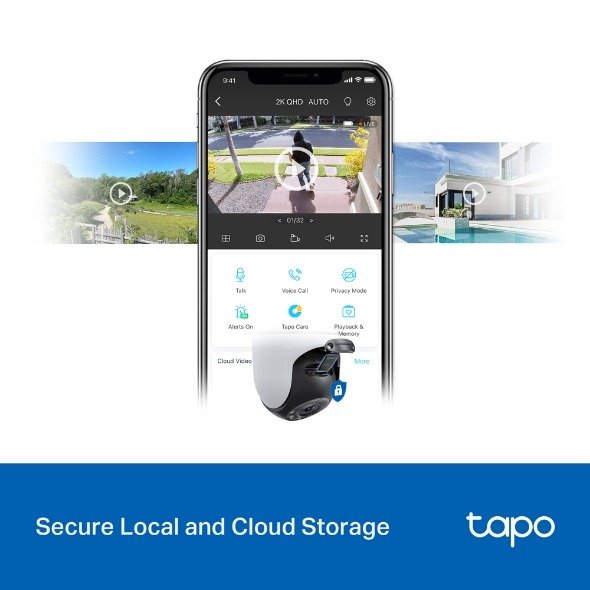 TP-Link Outdoor Pan Tilt Home Security WiFi Camera - Tapo C520WS - Image 4