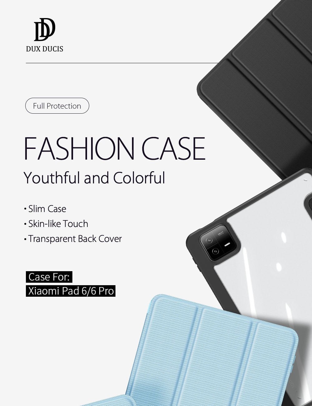 DuxDucis Toby Case for Xiaomi Pad 6/6 Pro - Elegant Protection TOBY016 - Image 3