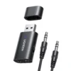 Upgrade your audio experience with the UGREEN USB 2.0 to 3.5mm Bluetooth Transmitter/Receiver Adapter.