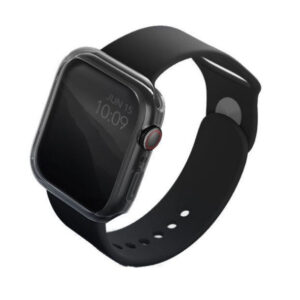 UNIQ APPLE WATCH 45MM GLASE CASE DUAL PACK CLEAR/SMOKE