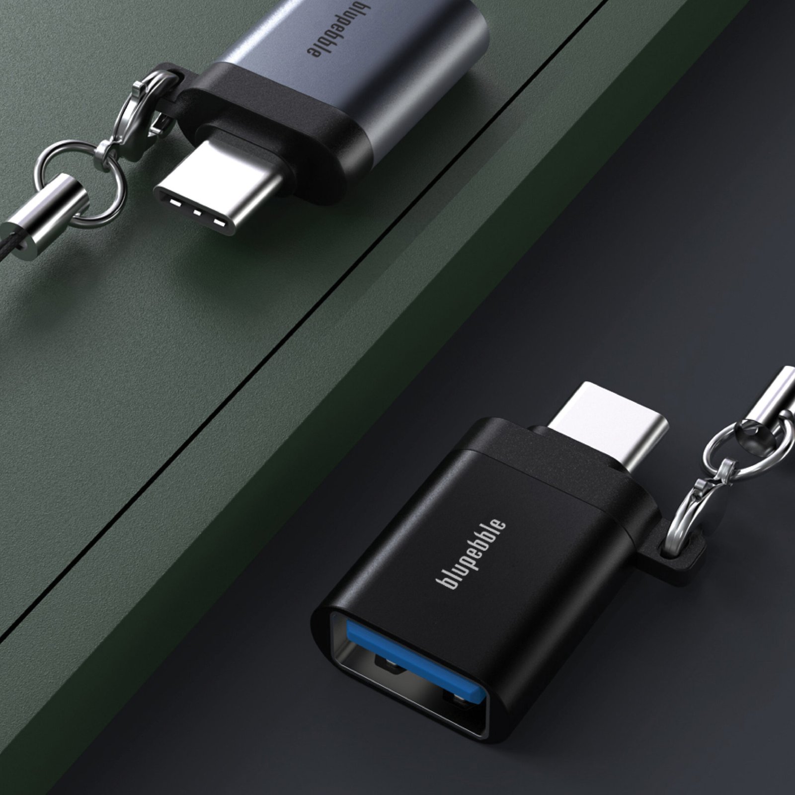 BLUPEBBLE USB-C MALE TO USB 3.0 A FEMALE OTG ADAPTER - Image 2