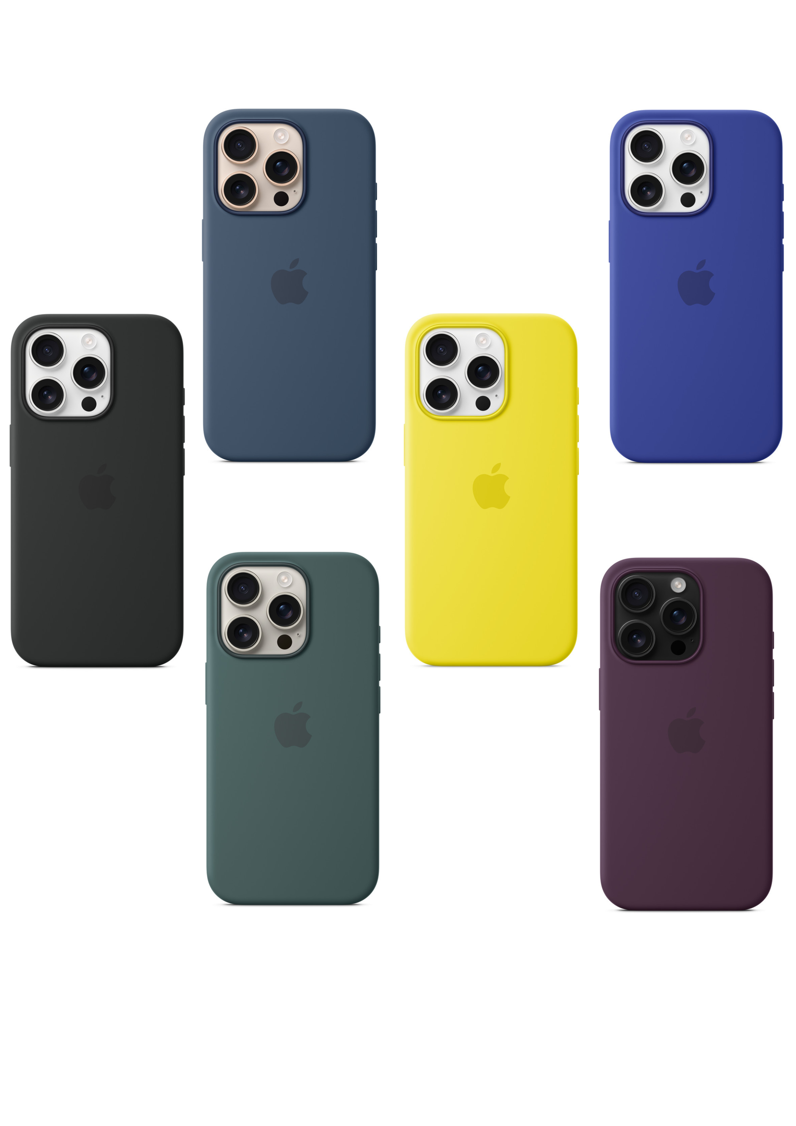 Apple iPhone 16 Series Silicone Case with MagSafe - Soft Touch Protection - Image 30