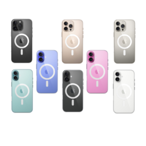 Apple iPhone 16 Series Clear Case with MagSafe - Sleek, Transparent Protection