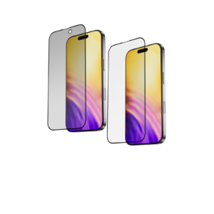 Bluepebble iPhone 16 Series Graphene Rock Series Tempered Glass - 2.5D Clear & Privacy Protection