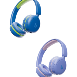 Bluepebble Kids Pulse Audio KD80 Wireless Headphones - Safe & Stylish BP-PAD80JNR