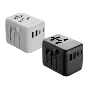 Bluepebble Passport 5 World Travel Adapter with GaN III Tech - 35W, 3 USB-C & 2 USB-A BP-TVL005
