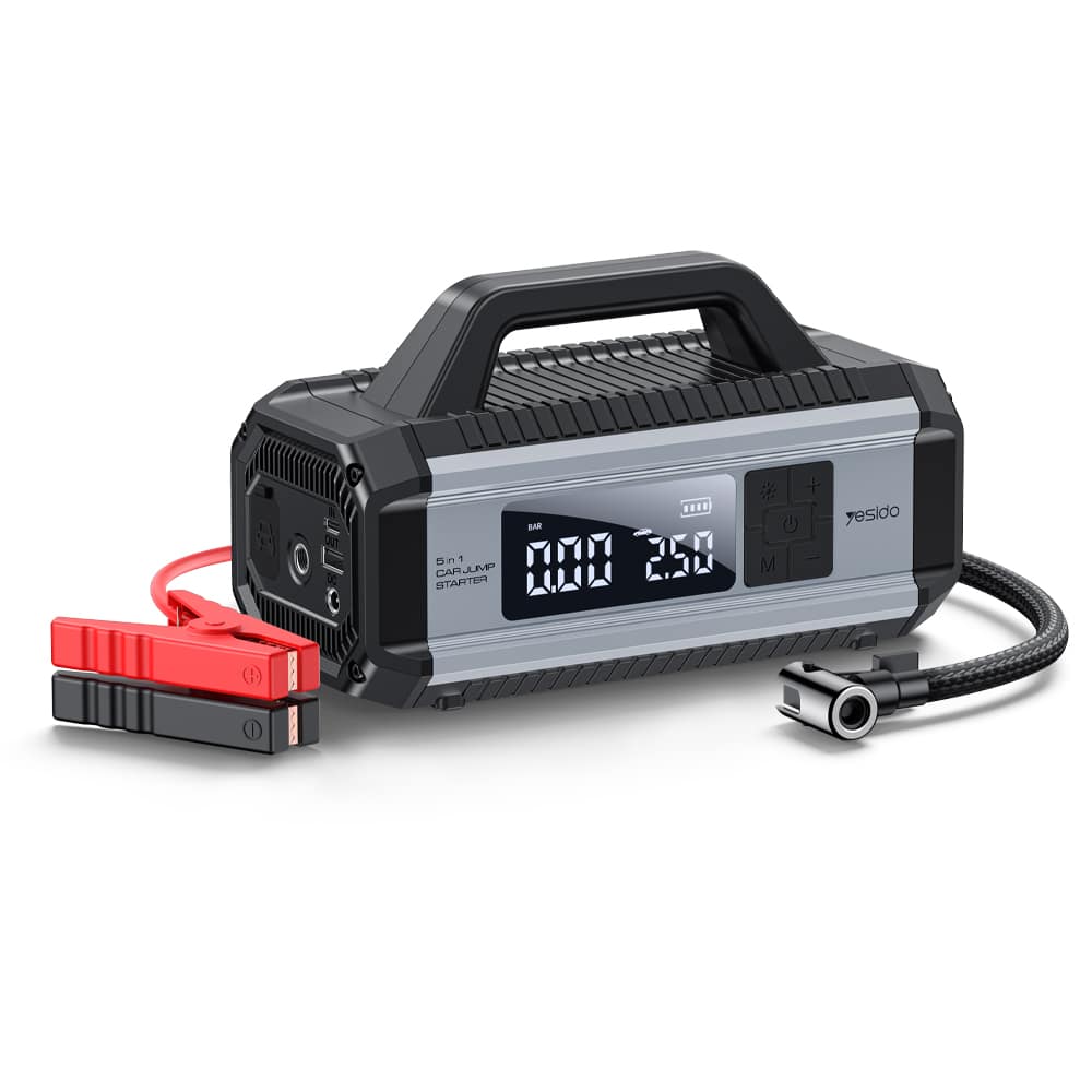 Introducing the YESIDO VC13 5 in 1 Jump Starter & Multifunction Pump