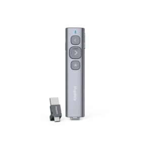 BLUPEBBLE WAND REMOTE BT PRESENTER WITH USB A & USB C RECEIVER GREY BP-WANDBT-GY