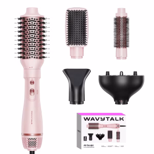 WAVYTALK AIR SCULPT 5 IN1 HOT AIR BRUSH SET PINK 639S