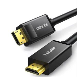 UGREEN DP MALE TO HDMI MALE CABLE 3M BLACK 10203