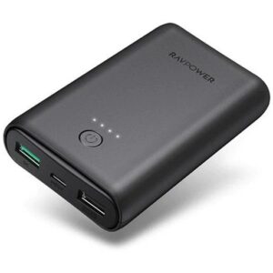 RAVPOWER 10050 POWER BANK ISMART BLACK RP-PB170