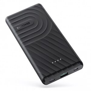 RAVPOWER POWER BANK 10000mAH PD 18W BLACK PB195