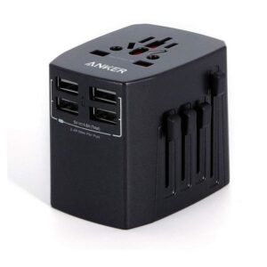 ANKER UNIVERSAL TRAVEL ADAPTER WITH 4 USB BLACK A2730H11BK