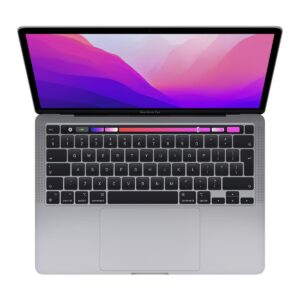 APPLE MACBOOK PRO 13 INCH M2 CHIP 10 CORE GPU 8 CORE CPU 8GB 256GB SPACE GRAY ARABIC MNEH3