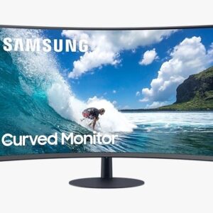 SAMSUNG 27" 1000R BEZEL-LESS CURVED MONITOR WITH SPEAKER LC27T550FDMXUE