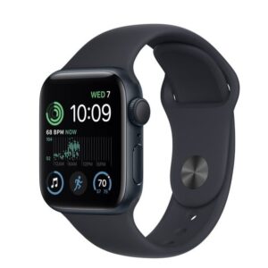 APPLE WATCH SE 40MM GPS 2ND GENERATION MIDNIGHT ALUMINIUM CASE WITH MIDNIGHT SPORT BAND MNT73