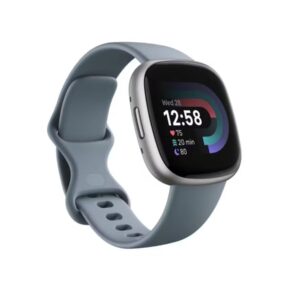 FITBIT VERSA 4 SMART WATCH WATERFALL BLUE/PLATINUM FB523SRAG