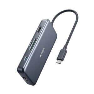 ANKER PREMIUM 7-IN-1 USD-C PD ETHERNET HUB GRAY A8352HA1