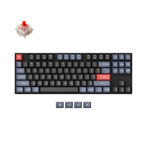 KEYCHRON K8 PRO 87 KEYS GATERON GPRO MECHANICAL KEYBOARD RGB BACKLIGHT RED K8P-H1