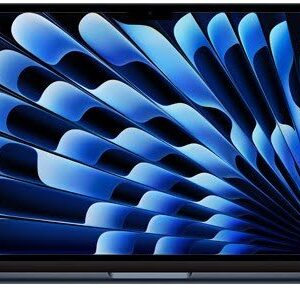 APPLE MACBOOK AIR 15 INCH M2 CHIP 10 CORE GPU 8 CORE CPU 256GB MIDNIGHT MQKW3 ARABIC