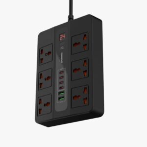 PORODO ULTIMATE HOME AND OFFICE KIT MULTI PORT SUPER HUB 4 USB C TO 2 USB A  BLACK