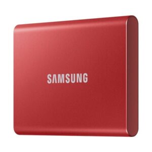 SAMSUNG PORTABLE SSD T7 1TB RED MU-PC1T0R/WW