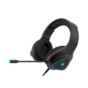 PORODO RGB GAMING HEADPHONE HD SOUND BLACK PDX414-BK