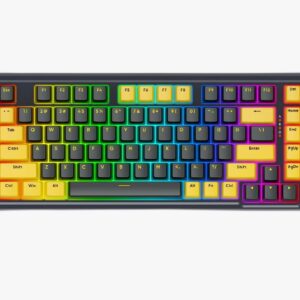 REDRAGON 78% WIRED GASKET RGB GAMING KEYBOARD 82 KEYS LAYOUT HOT-SWAP K649PY-RGB