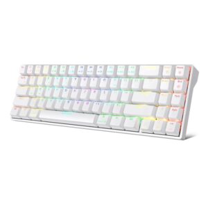 ROYAL KLUDGE GAMING KEYBOARD DUAL MODE RGB HOT PLUG BROWN SWITCH WHITE RK71