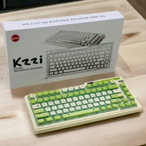 KZZI ETERNITY TACTILE SWITCH KEYBOARDRGB TRI-MODES HOT-SWAP LEMON GREEN K75 PRO
