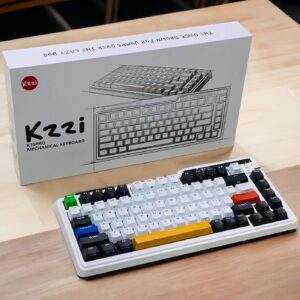 KZZI MOMENT LINEAR SWITCH KEYBOARD RGB TRI-MODES HOT-SWAP ARCADES GAMES K75 PRO