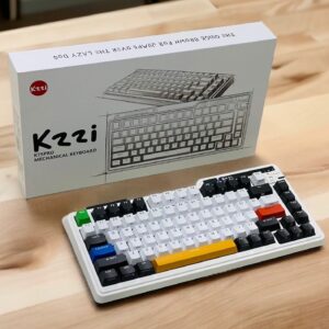 KZZI ETERNITY TACTILE SWITCH KEYBOARDRGB TRI-MODES HOT-SWAP ARCADES GAMES K75 PRO