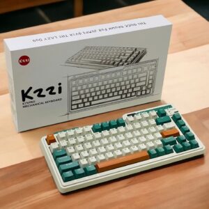KZZI MOMENT LINEAR SWITCH KEYBOARD RGB TRI-MODES HOT-SWAP TIMING MACHINE K75 PRO