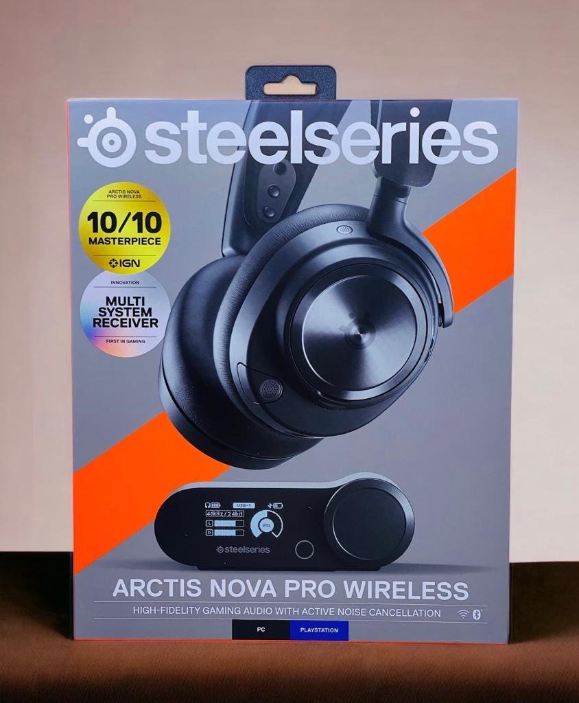STEELSERIES ARCTIS NOVA PRO WIRELESS GAMING HEADSET BLACK 61520 - Image 2