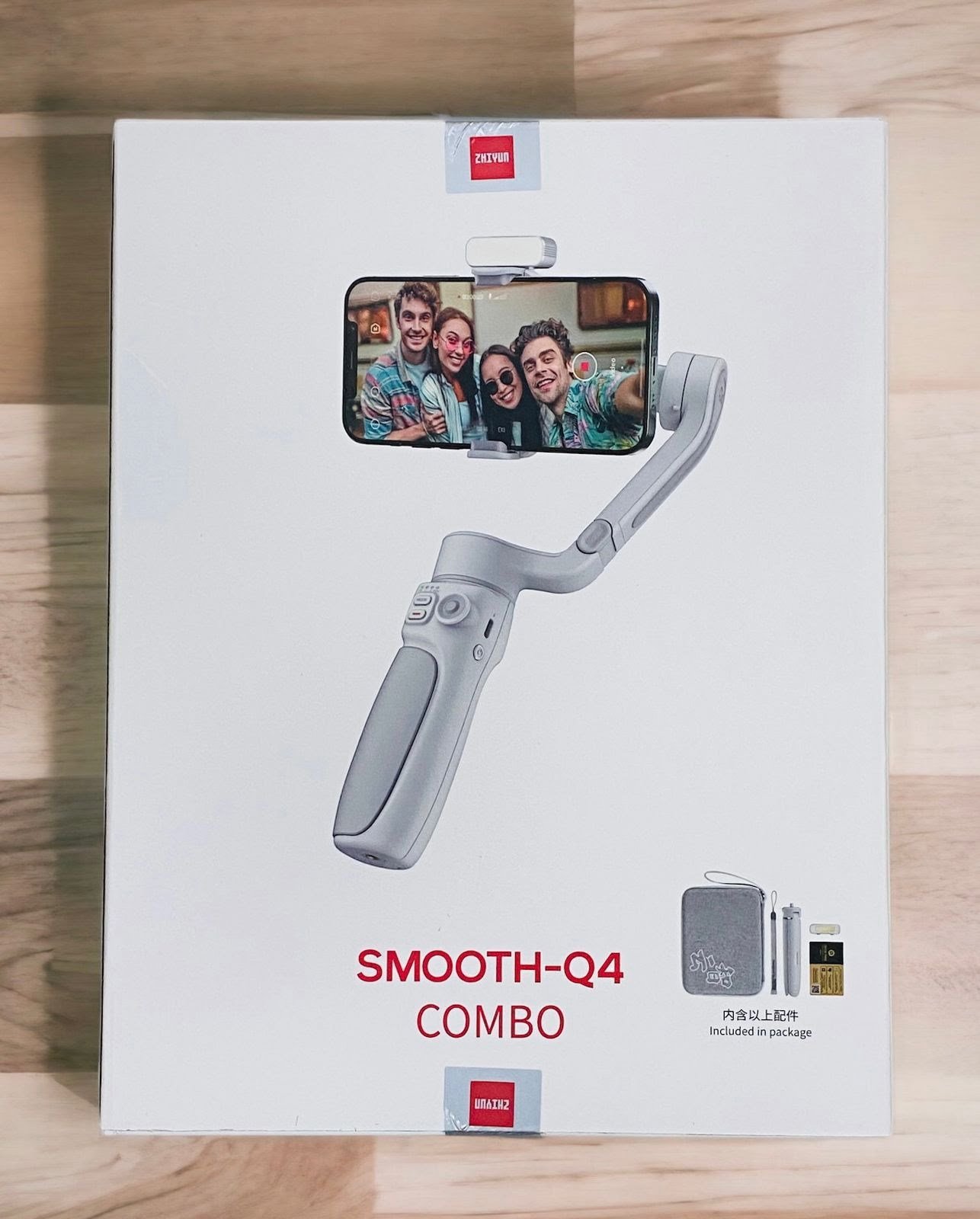ZHIYUN SMOOTH-Q4 COMBO SMARTPHONE GIMBAL STABILIZER GREY - Image 3