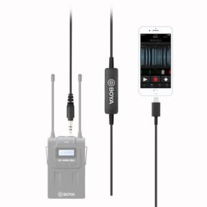 BOYA 3.5MM TO LIGHTINING CONECTER AUDIO CABLE 35C-L