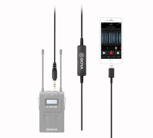 BOYA 3.5MM TO LIGHTINING CONECTER AUDIO CABLE 35C-L